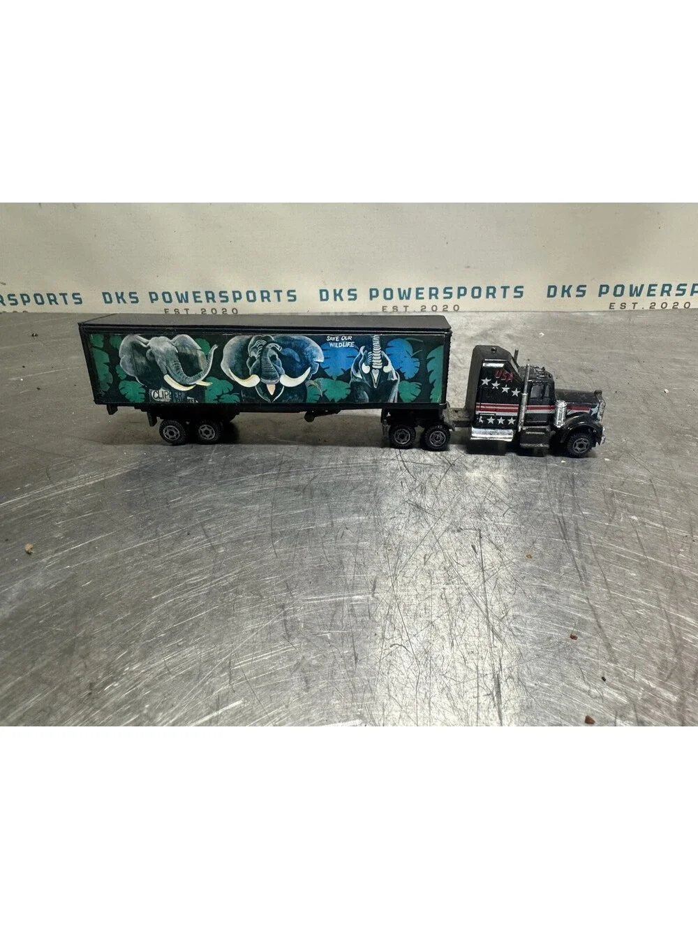 Vintage Zee Toys Clipper Express 1/87 Scale Clipper Express Semi-Truck Trailer 2